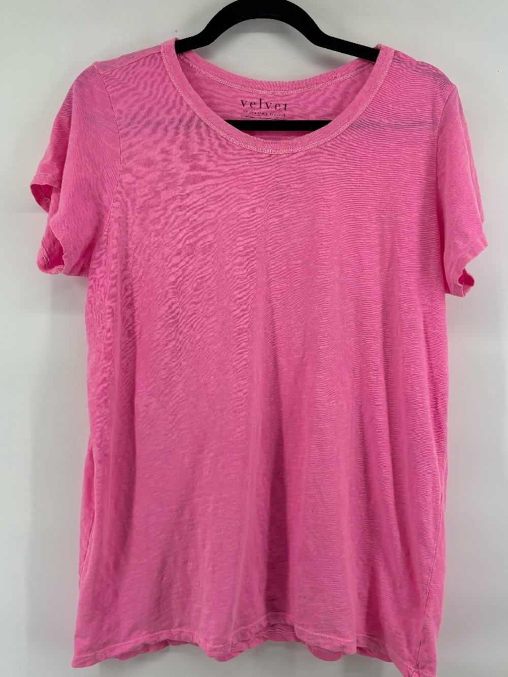VELVET by graham & Spencer originals hot pink top size extra large